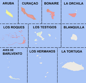 Range map of Gonatodes antillensis